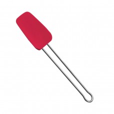 Colher de Silicone Vermelha Cabo em Inox 29cm