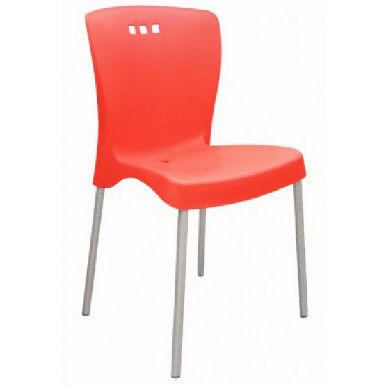 Cadeira com Encosto Fechado MONA SUMMA Vermelha